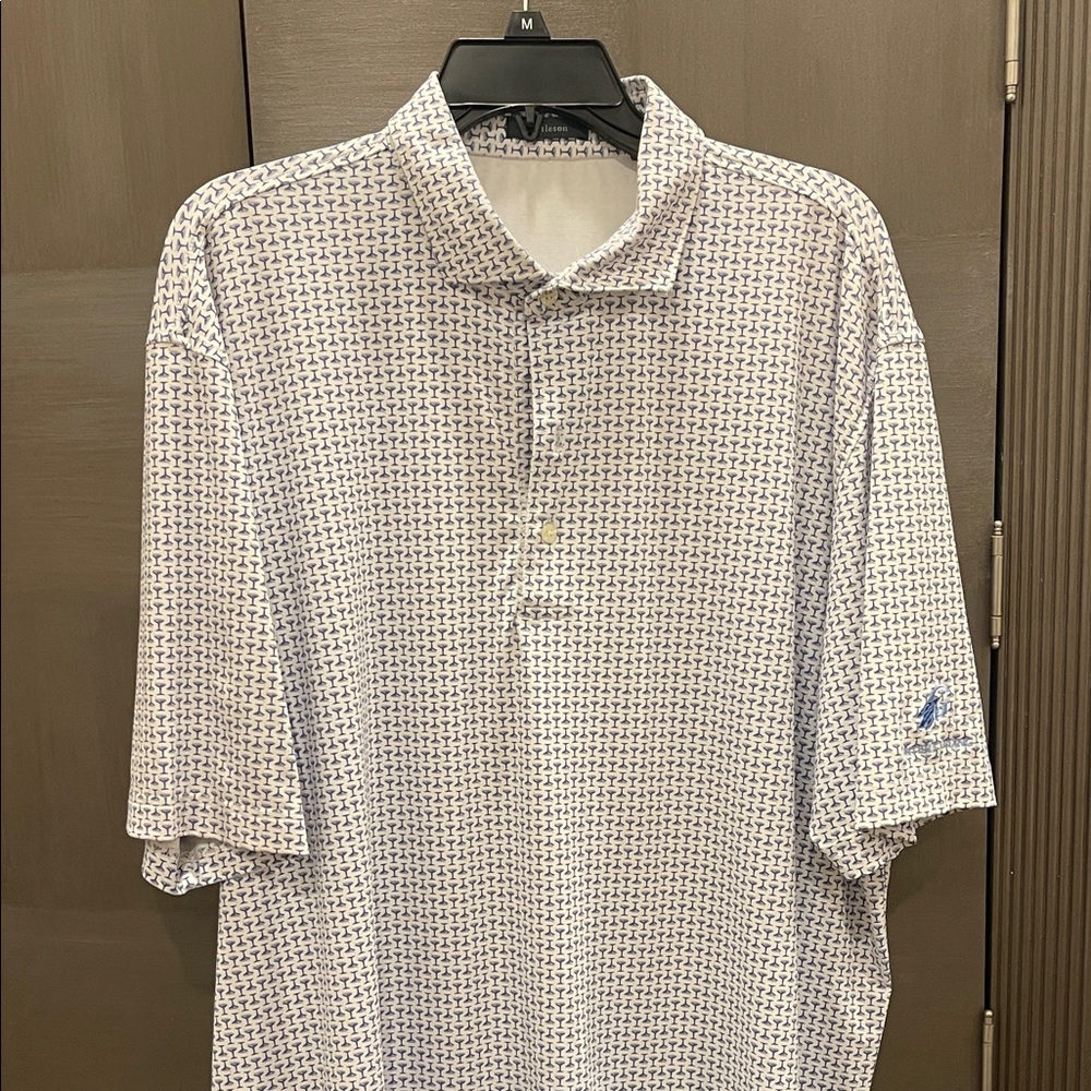 Classic Patterned Polo Shirt - image 1